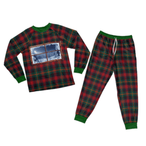 Winter All-over Print Adult Raglan Pajamas Set