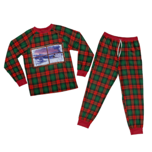 Winter Type-A All-over Print Adult Raglan Pajamas Set