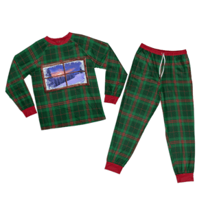 Winter Type-C All-over Print Adult Raglan Pajamas Set