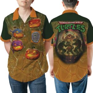 TMNT Halloween - All-over Print Pocket Regular Fit Hawaiian Shirt